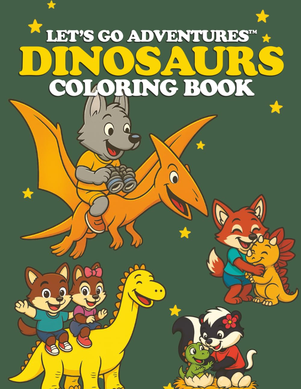 Let’s Go Adventures™: Dinosaur Coloring Book (Let's Go Adventures! Coloring Books)