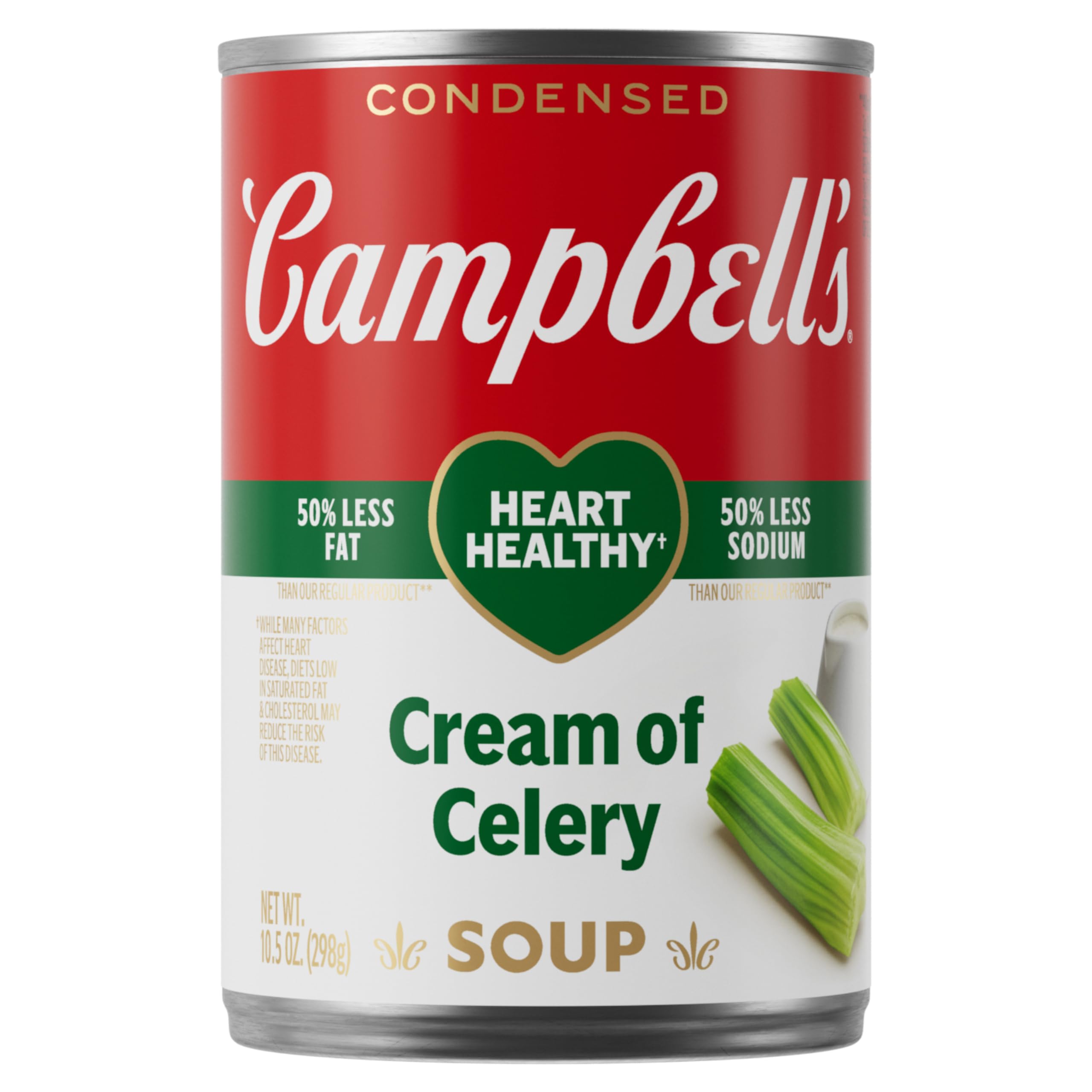 Campbell's Condensed Heart Healthy Cream of Celery Soup, 10.5 oz Can