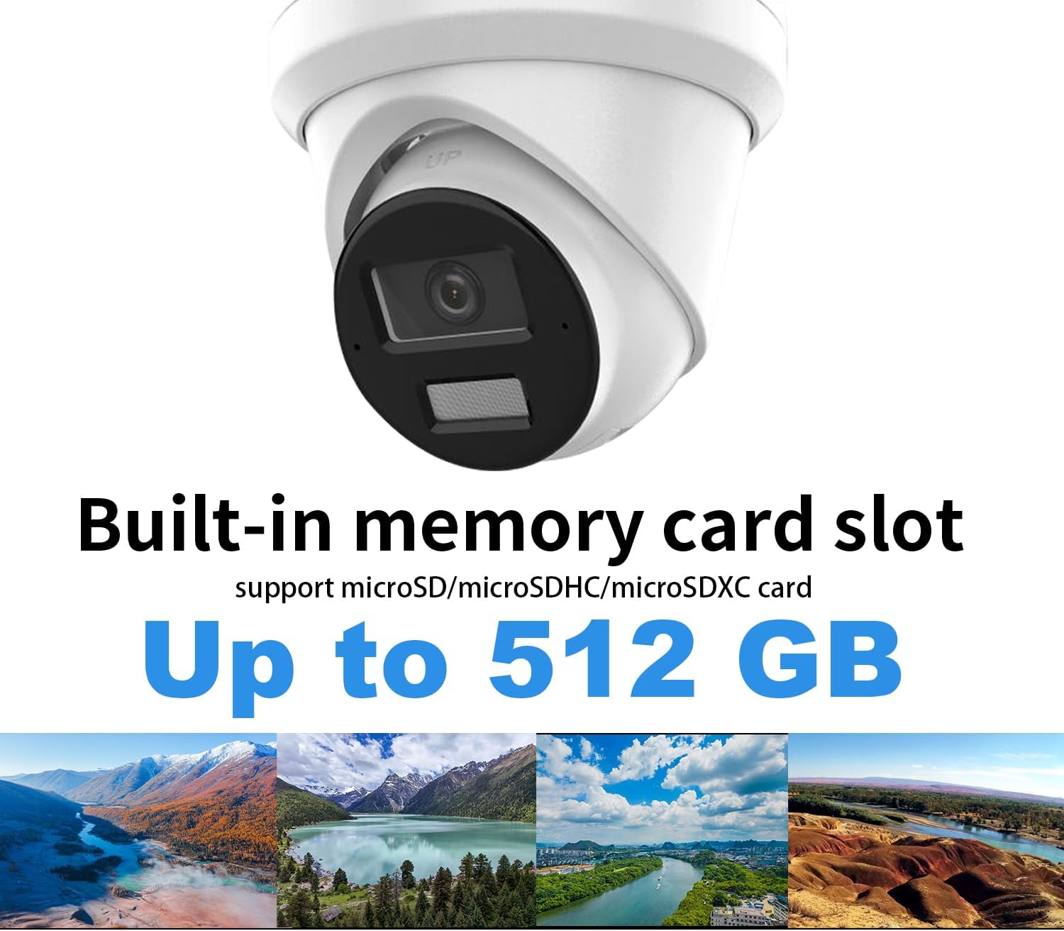 8MP/4K Outdoor IP Camera, DS-2CD2383G2-LI2U 2.8mm,Compatible with Hik NVR/Hik-Connect APP, Night Vision, Acusense Human/Vehicle Detection, 120dB WDR, IP67 Weatherproof, PoE/H.265+, Built-in Mic, 512GB