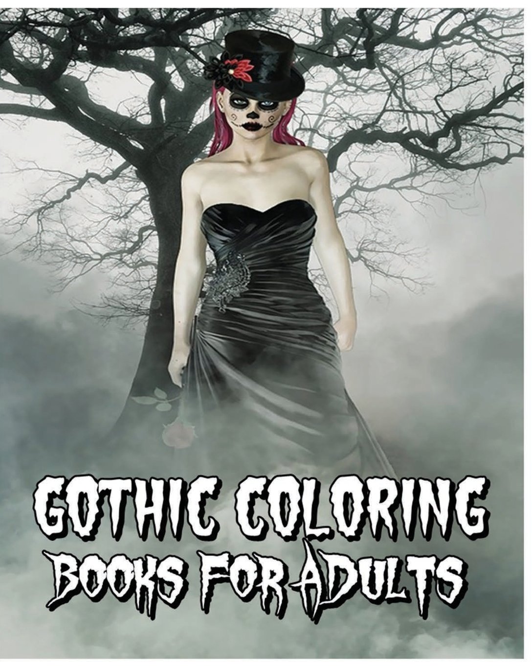 Amazon.com: Gothic Coloring Books For Adults: A Scary Adult Coloring ...