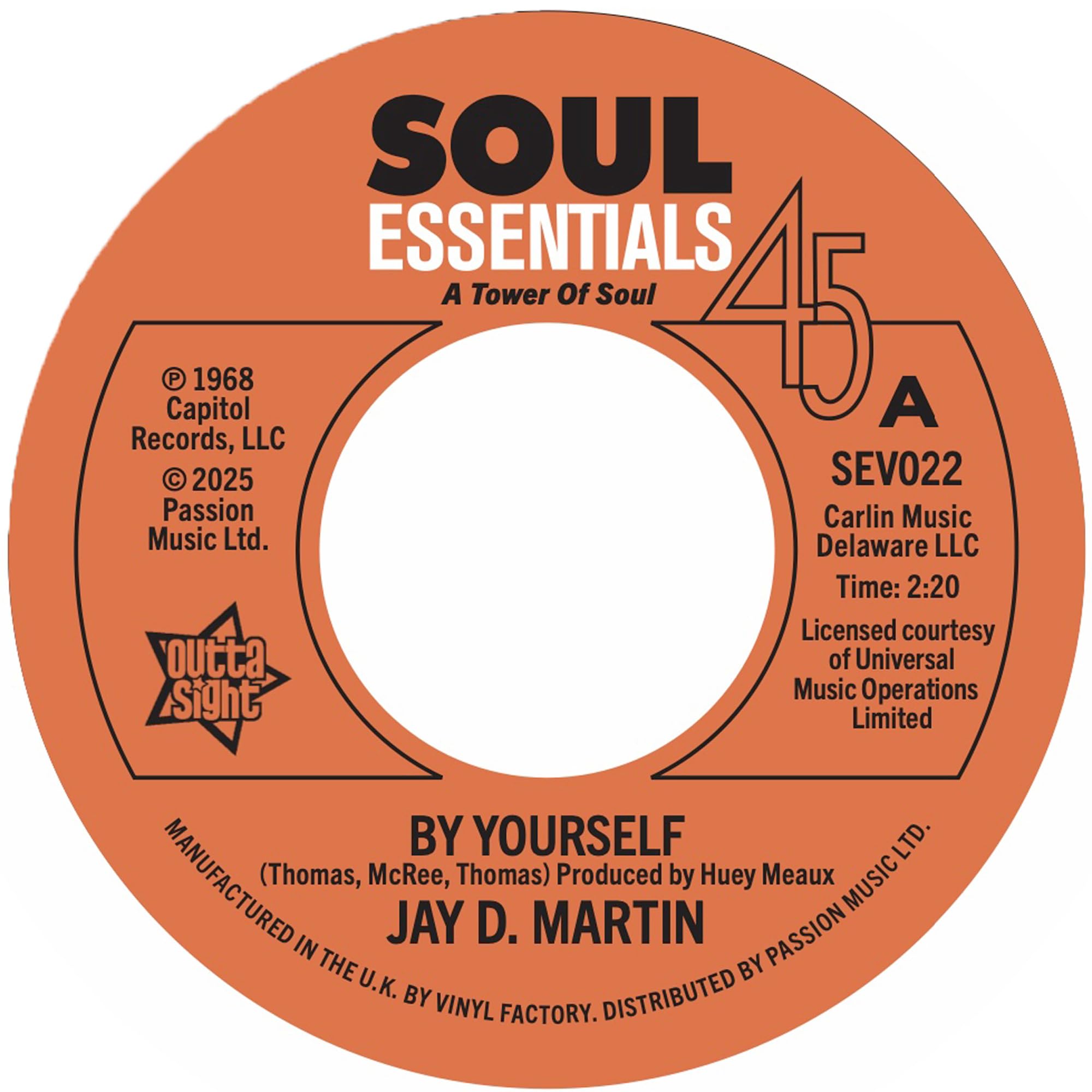 By Yourself / Love Slipped Through My Fingers [7" VINYL]
