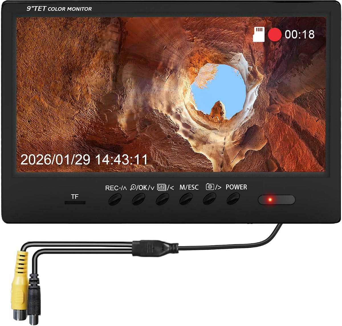 ANYSUN Sewer Camera's Accessories- 9' Screen (Only Support Model：9DX23)