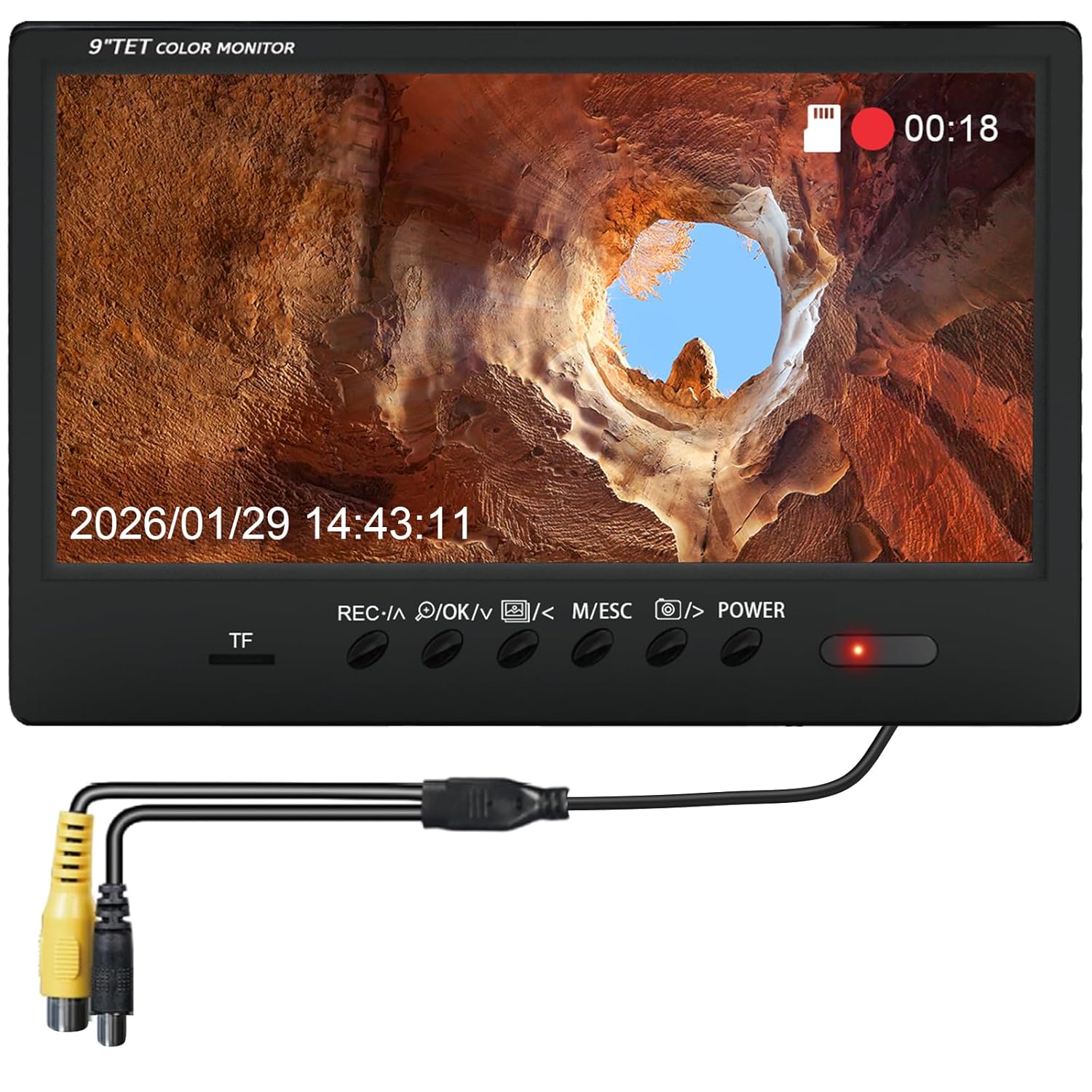 ANYSUN Sewer Camera's Accessories- 9' Screen (Only Support Model：9DX23)