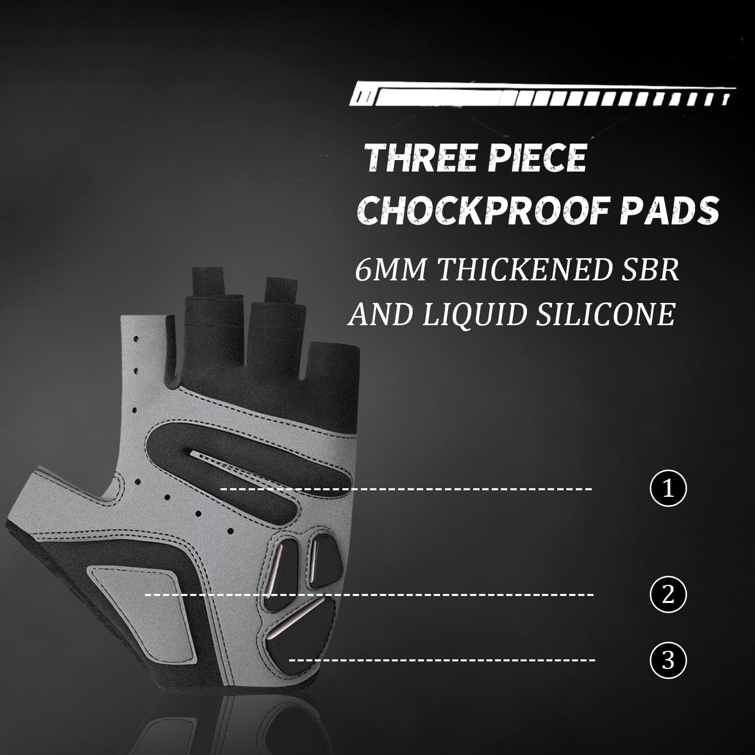 Cycling Gloves,Gel Padded Bike Gloves for Men Cycling,Anti-Slip & Shock-Absorbing Lightweight & Breathable Design Road Bicycle Half Finger for Women - Image 2