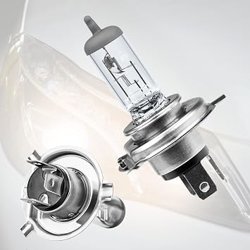 alca Car Halogen Headlight Bulb Fits Jeep Compass 2006-2010 Replacement Head Lamp Bulbs Set of 2 H4 472 12V 60/55W