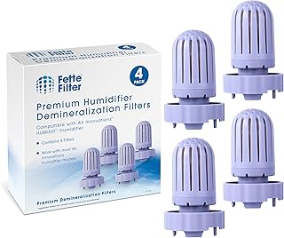 Fette Filter - Replacement Humidifier Demineralization Cartridge Compatible with Air Innovations HUMIDIF Humidifier - Pack of 4