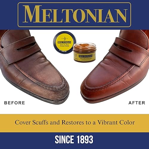 Miniatura 3 de Crema para bolearacondicionar zapatos, botas, bolsos, muebles de cuero, color plata frasco de 1.7 oz