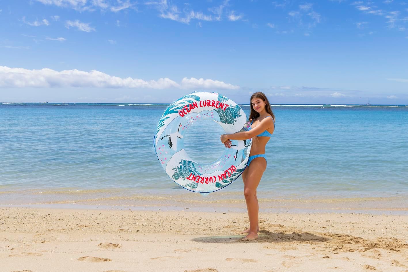 Igarashi RLC-126V 47.2 inches (120 cm) Float Ring Japan Wave Ukiwa with Rope