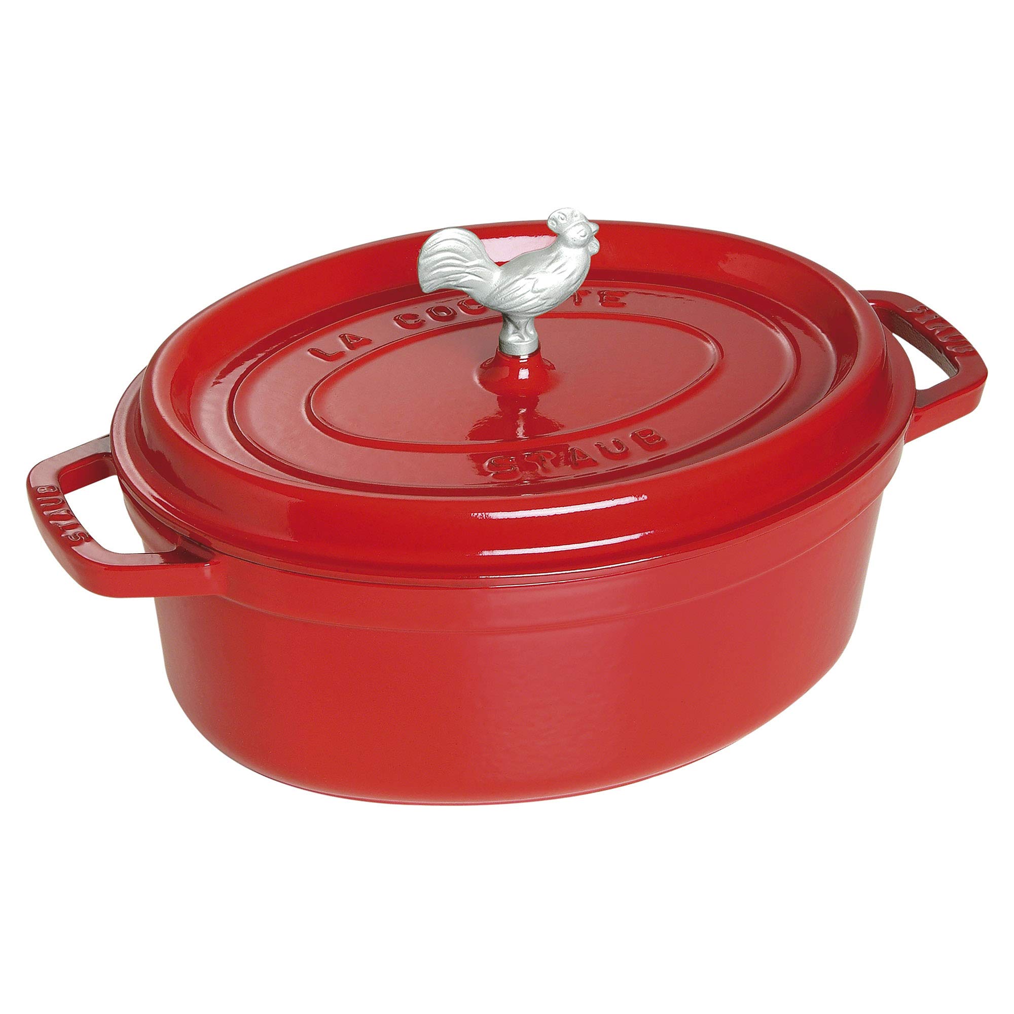 Amazon.com: Staub Cast Iron 5.75-qt Coq au Vin Cocotte - Cherry