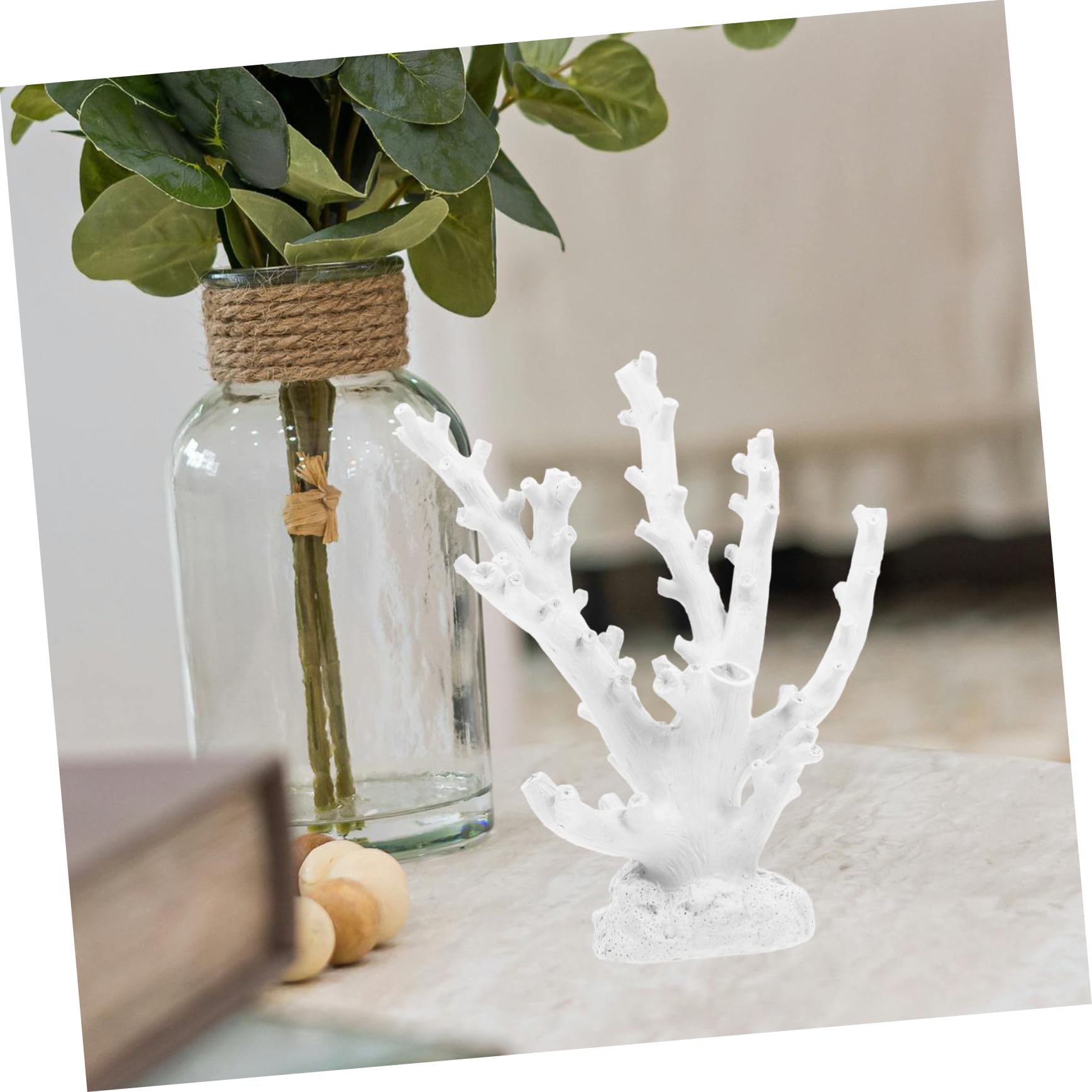 Garneck Statua di Corallo in Resina per Acquario Ornamento Decorativo Stile Accessori per Acquari D'acqua Dolci Decorazione Subacquea per Pesci e Tartarughe