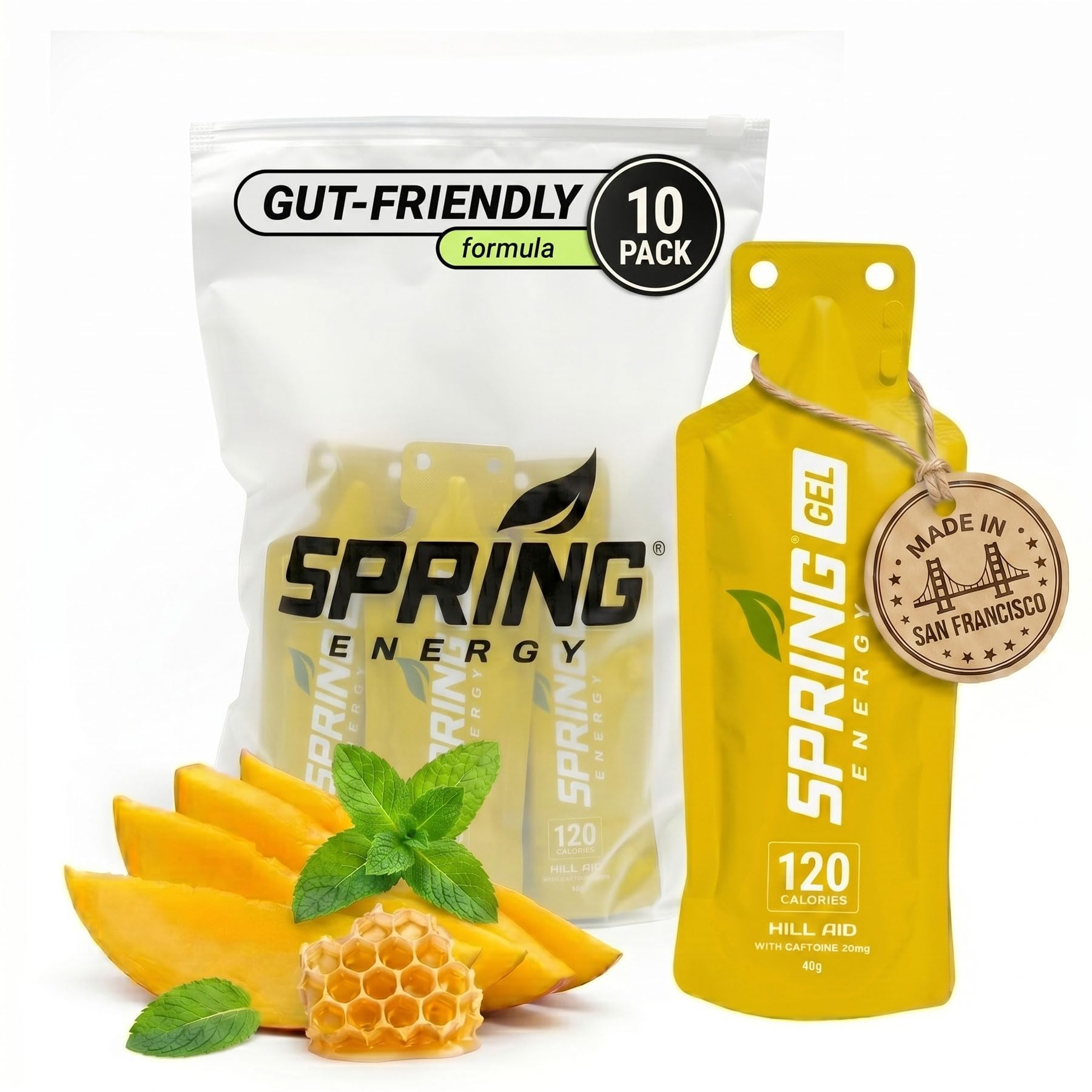 Spring Energy Gel – Wholesome, Stomach Friendly, Vegan | Apple Cinnamon Sweet Potato | Awesome Sauce | No Rice Syrup. No Maltodextrin. No Preservatives — Amazon image 18