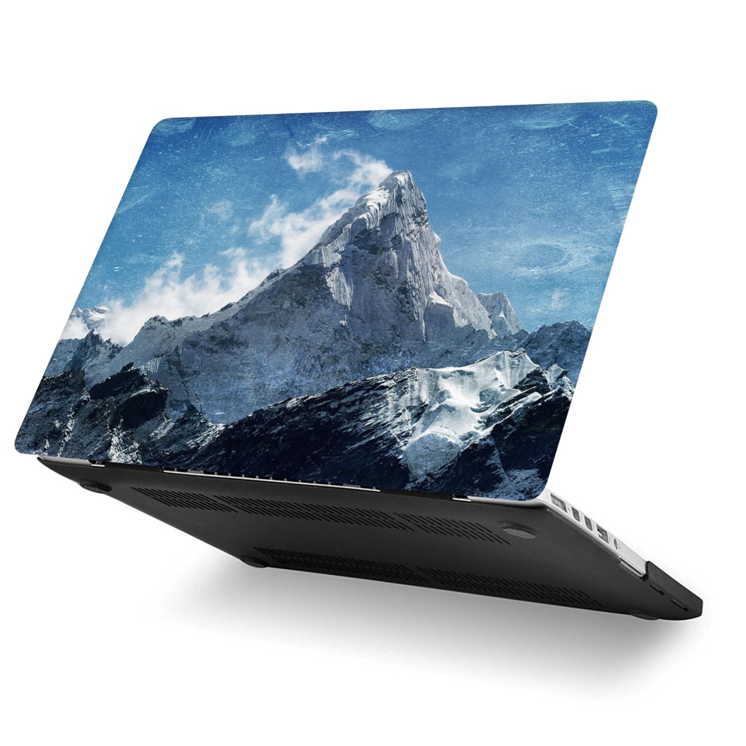 HBLX Hard Shell Case For New MacBook Air 13.6 Inch 2022 M2 Model A2681 — 3D Color Printing Matte Cover & Keyboard Skin, Blue Marble - View #10