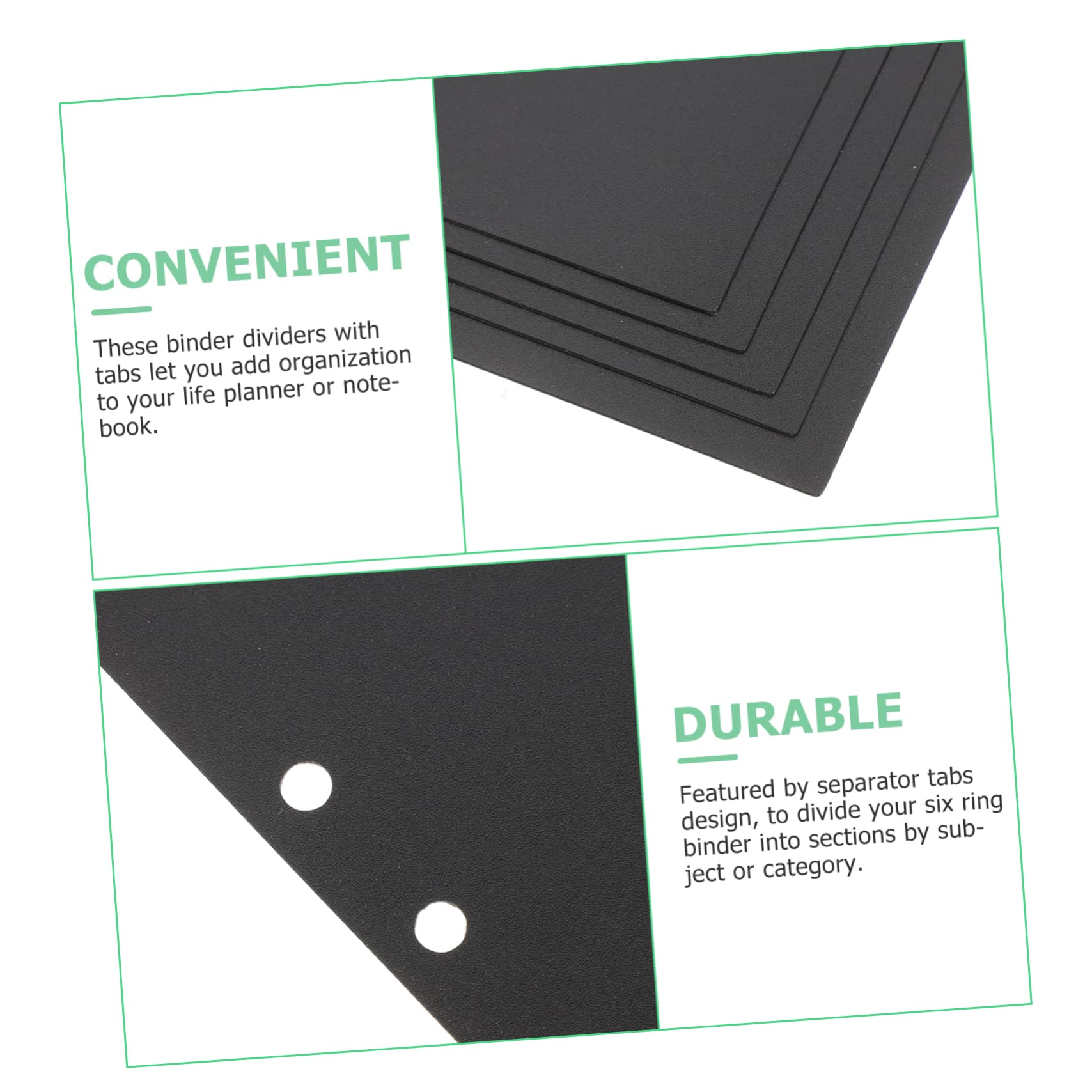 a5 Binder Dividers with 6 Holes and Top Tabs - Image 4