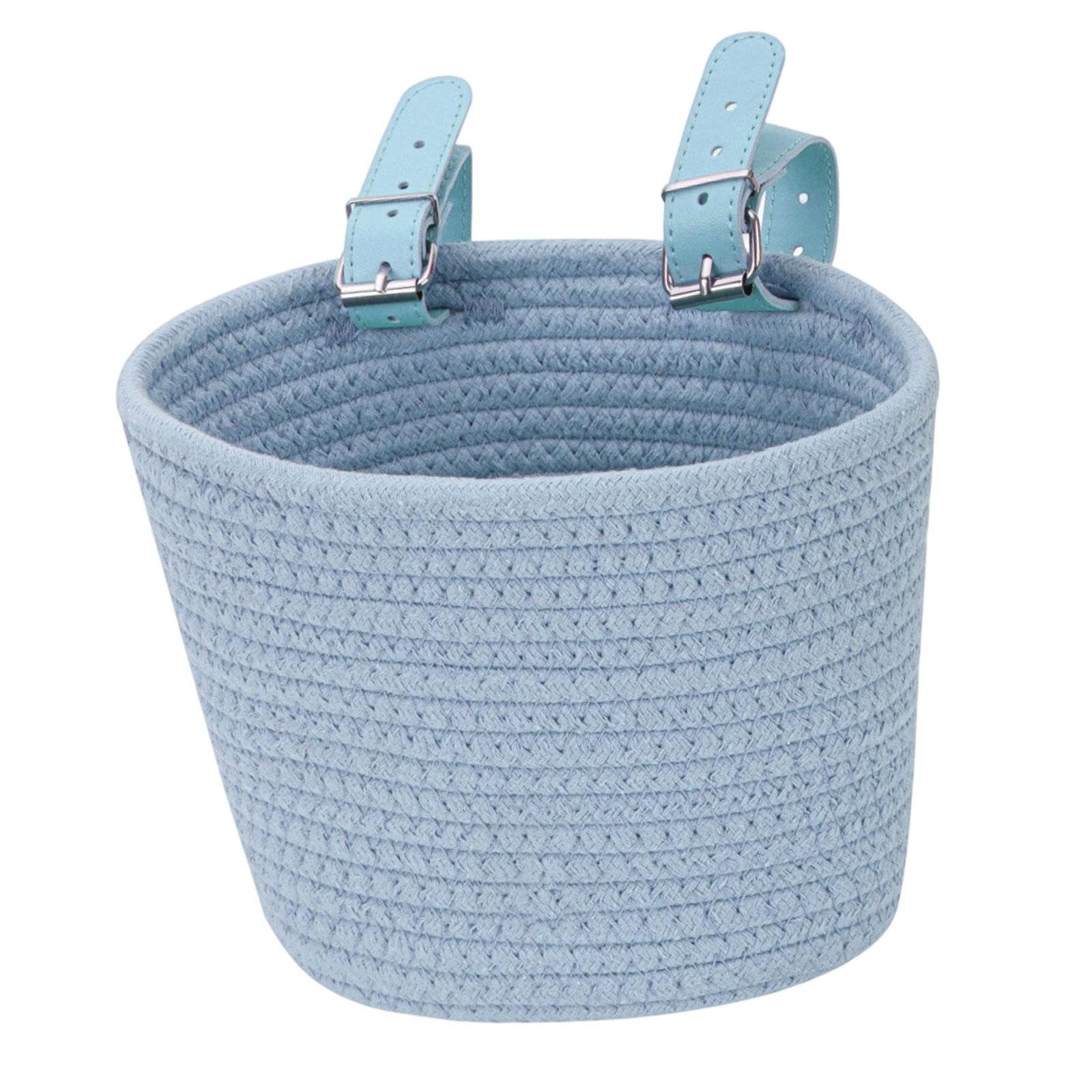 Bnf® Kids Bike Basket Tricycle Basket Bike Decoration for Children Picnic Outdoor Blue|Sporting Goods|Cycling|Bicycle Accessories|Baskets-image-29
