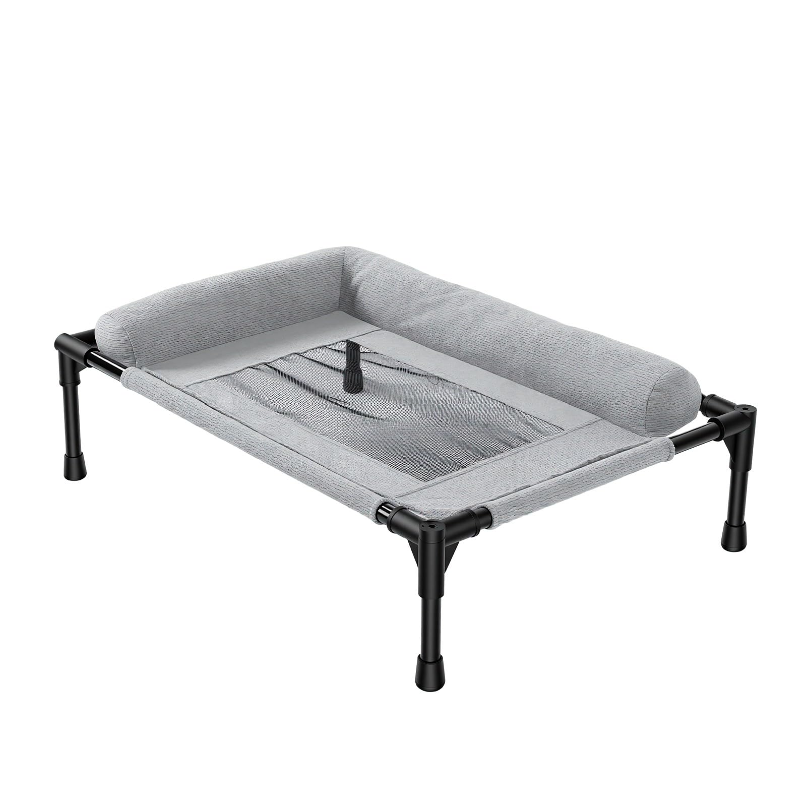 Fdit Cama Elevada para Perros, Cuna Elevada para Mascotas, Cama para Mascotas Al Aire Libre con Almohada Lavable de Malla Transpirable para (66 * 45 CM)