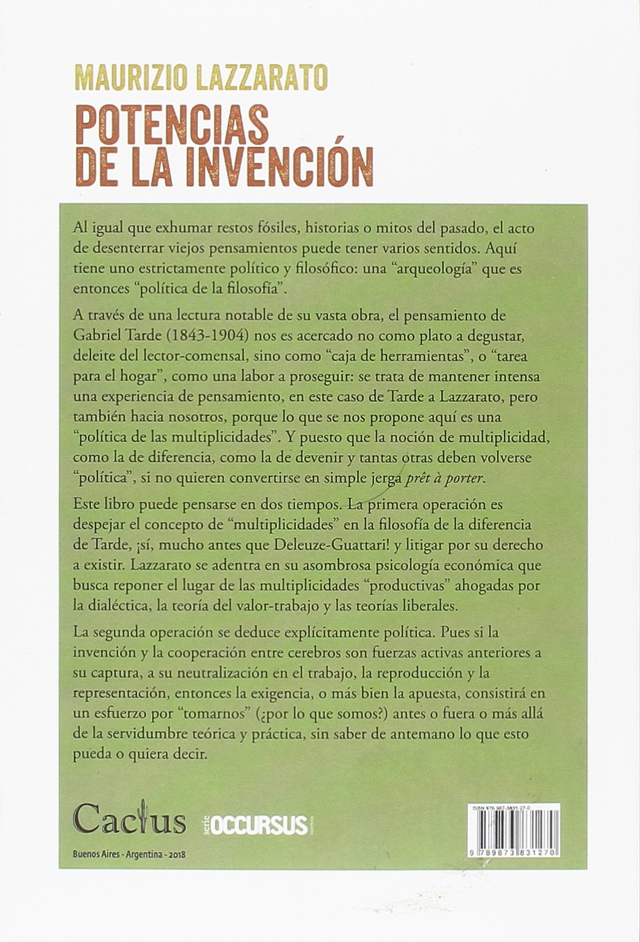 Potencias de la invención (OBRA DE REFERENCIA)
