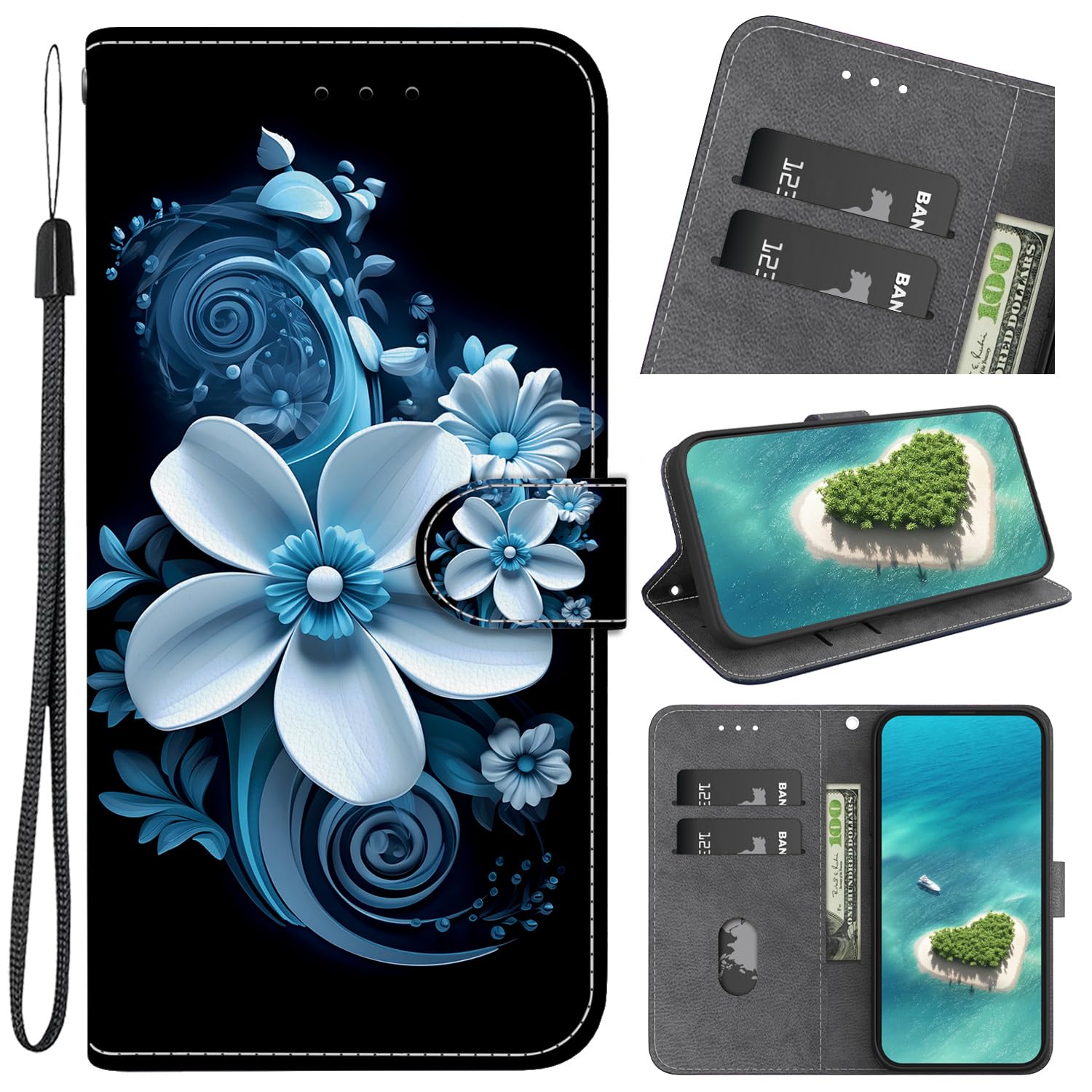 Luxus Handyhülle Motorola Moto G Power 5G 2025 - Flip-Geldbörse Mit 5 Kartenfächern & Schultergurt | Violett