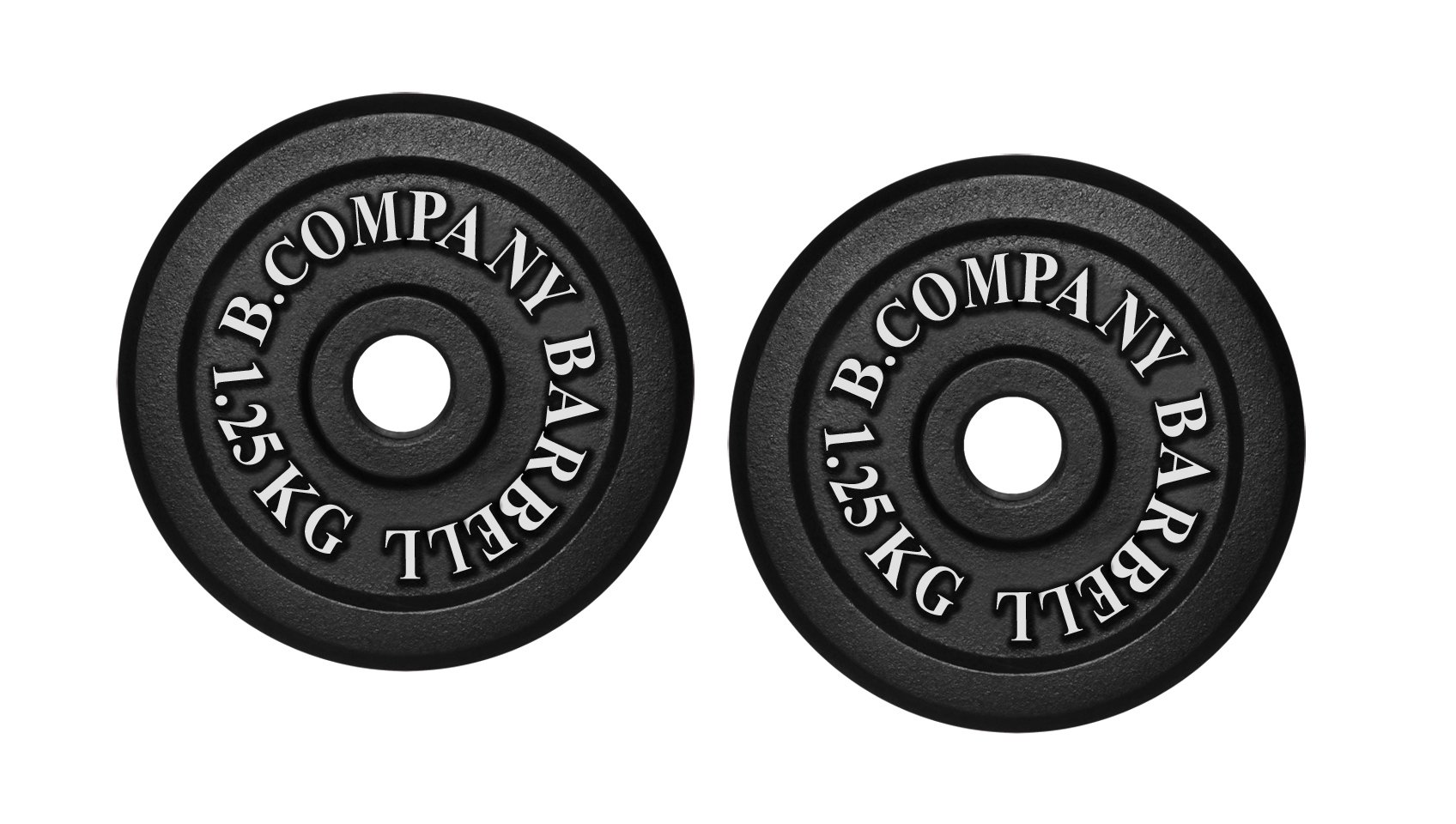 Bad Company Hantelscheiben aus Gusseisen I 30/31 mm 2,5 kg (2 x 1,25 kg)