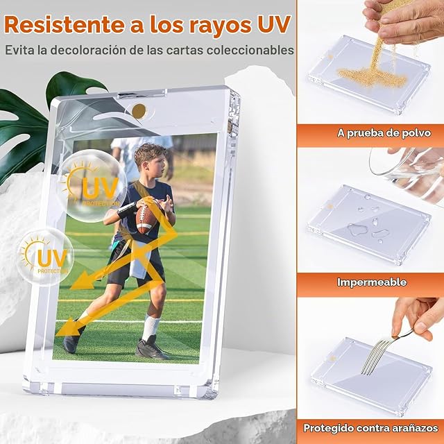 Foto 3 de 7 de xolear 6 Piezas Magnetic Card Holder Alta Transparencia