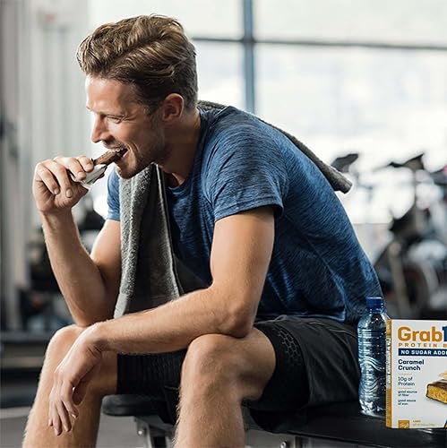 Vista 19 de Grab1 Barras de proteína sin azúcar, chocolate negro sin lácteos (paquete de 3 = 12 barras) 0.42 oz de proteína + 0.14 oz de fibra Bajo