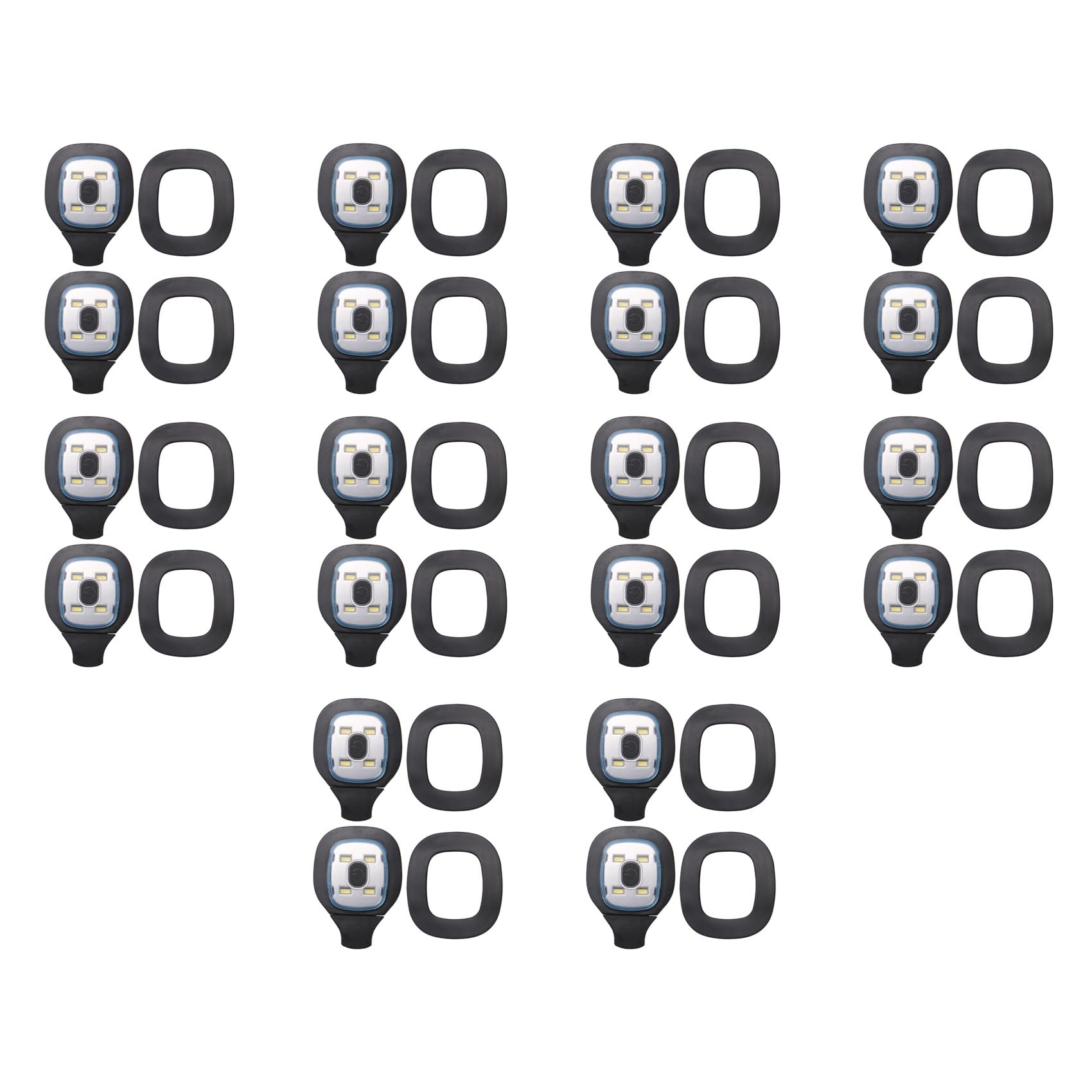 Chapeau Lumière Bricolage et Course à Pied : Kit de 20 Modules LED Remplaçables USB Mixte