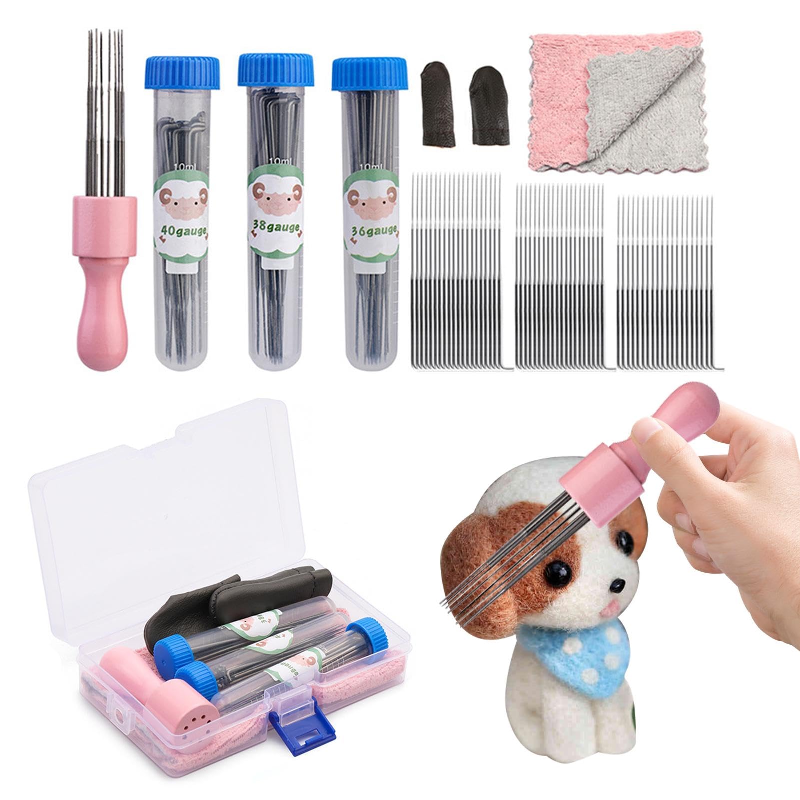 Amazon.co.jp: フェルト針、ニードルフェルトツール、羊毛フェルト針