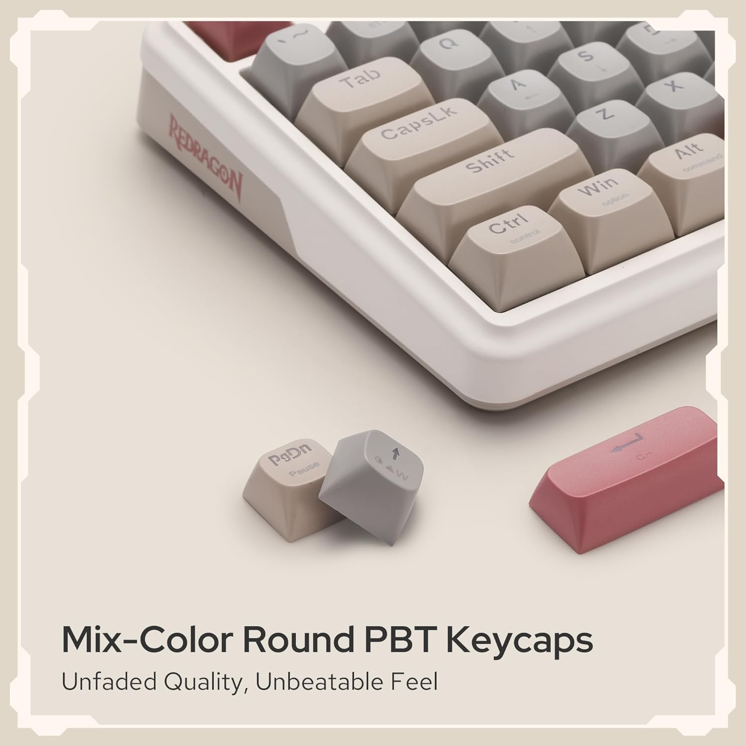 Redragon K768 PRO Wireless 100-Key Gasket Gaming Keyboard, Knob + 8000mAh