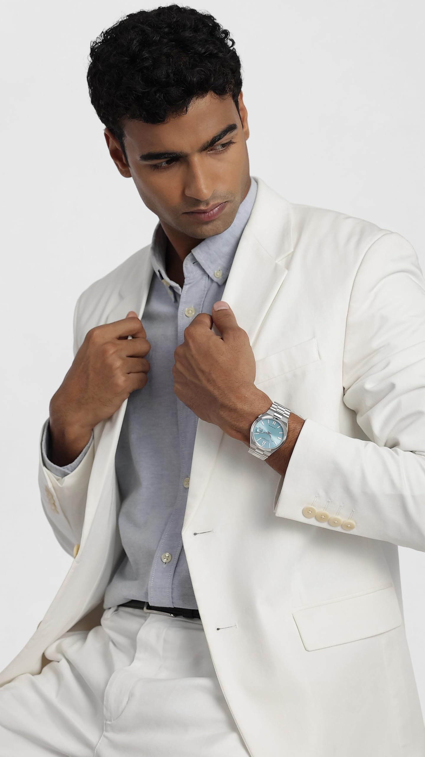 Citizen Montre pour Homme Analogique Automatique avec Un Bracelet en Acier Inoxydable Tsuyosa