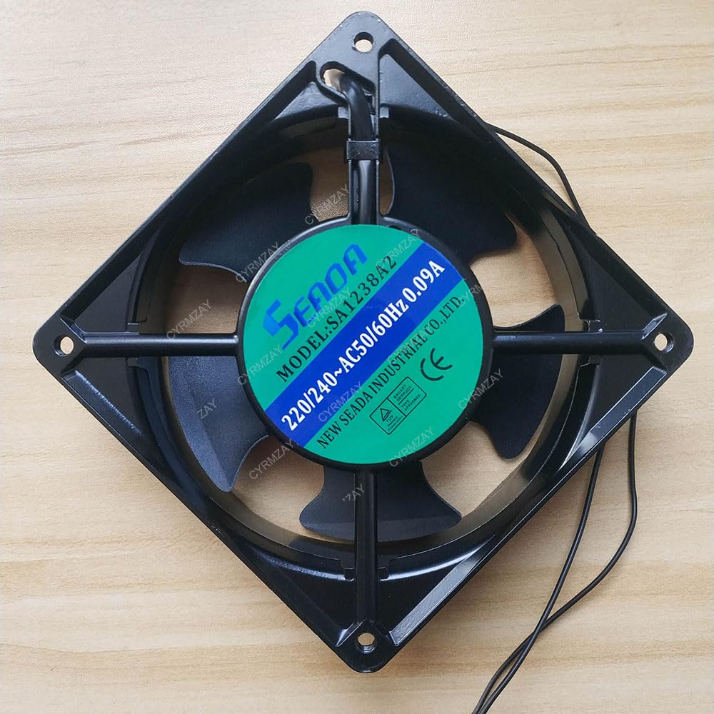 Compatible per SEADA SA1238A2 220-240V 0.09A 12CM 12038 2-Wire cooling Ventilatore