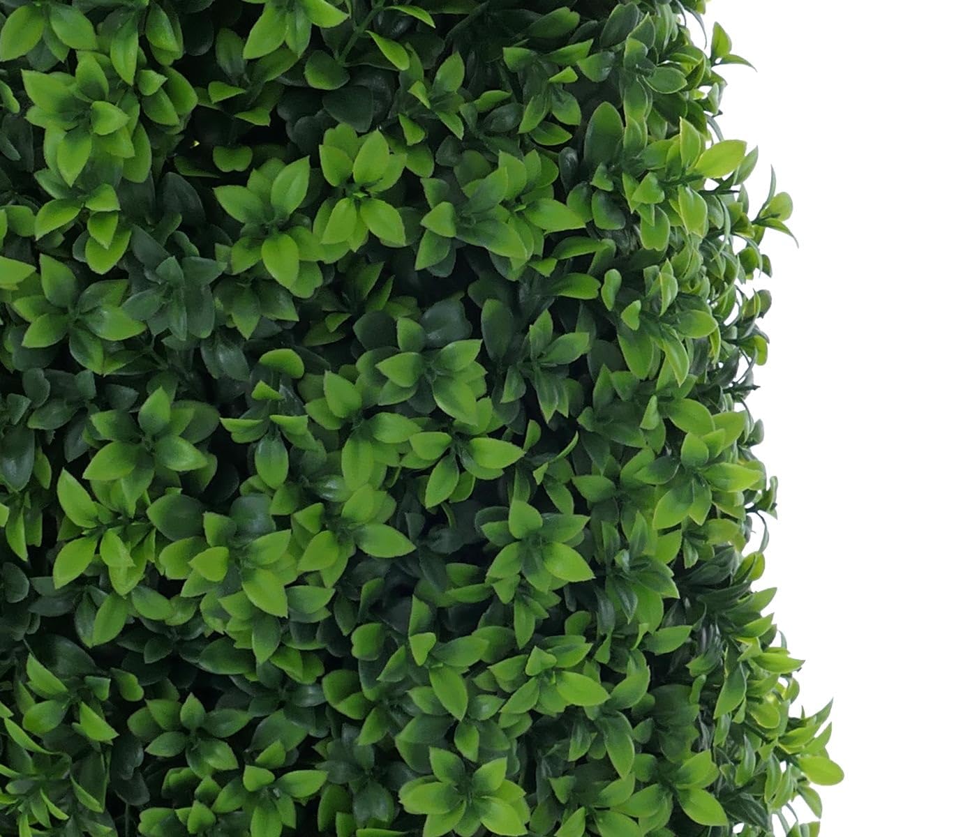 Mendler Künstlicher Buchsbaum HWC-Q89 120x35x35cm | Buchs, Buxus, im Topf, Dekobaum, Kunstpflanze, Kegel, naturgetreu immergrün Outdoor