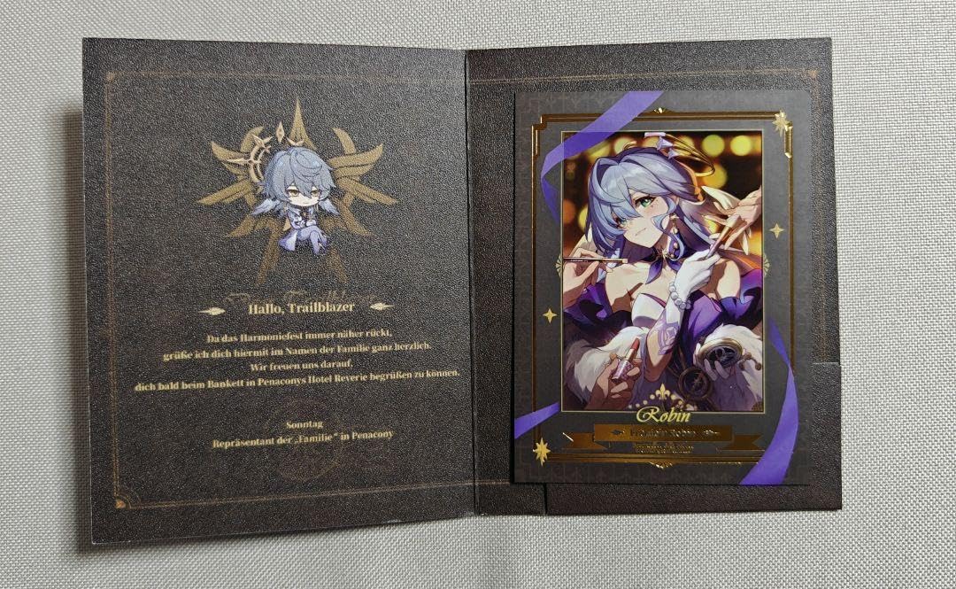 希少】崩壊スターレイル ドイツ 限定 ポスター ロビン え、ちょ、これ