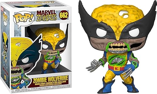 Miniatura 2 de Funko Marvel Zombies - Zombie Wolverine Pop! Figura de vinilo (incluye funda protectora compatible con caja Pop Box)