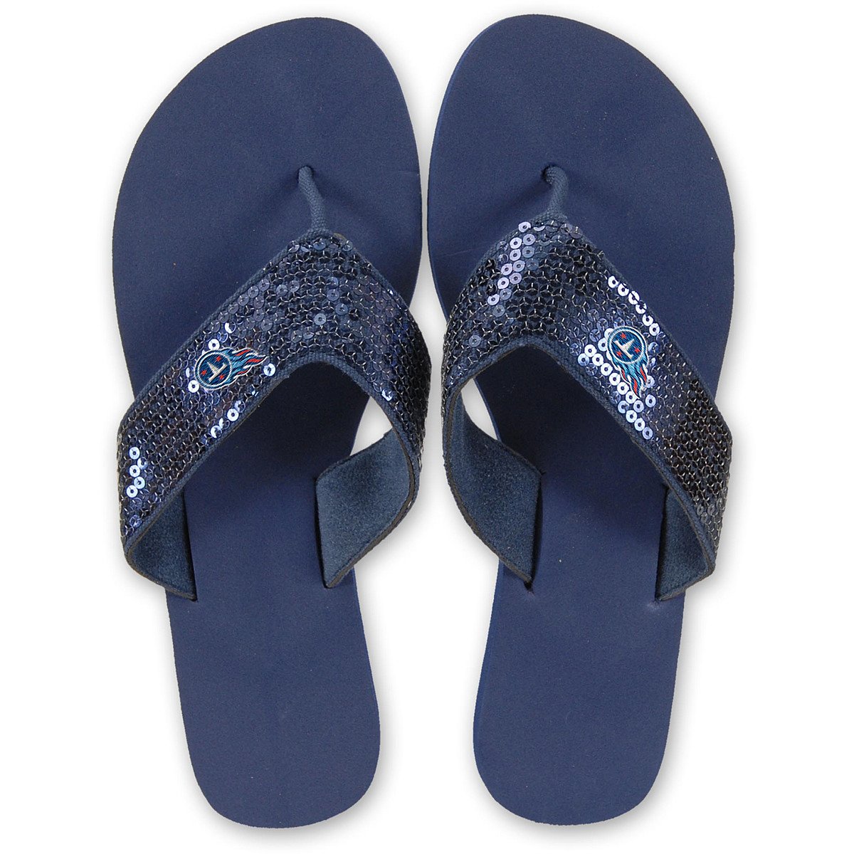 NFL Tennessee Titans Women's Team Color Flip Flops