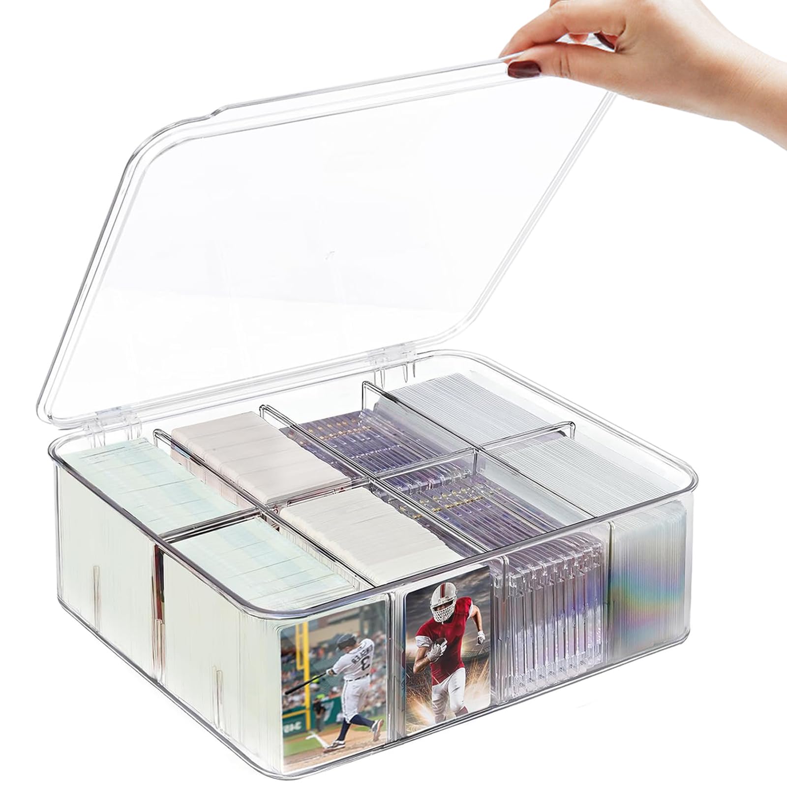 Amazon.co.jp: Yoimize カードボックス トレカケース 透明カードケース