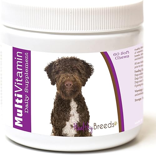 Miniatura 183 de Healthy Breeds Multivitamínico siberiano Husky para perros, suplemento diario recomendado por veterinarios, sabor a tocino, 60 masticables suaves