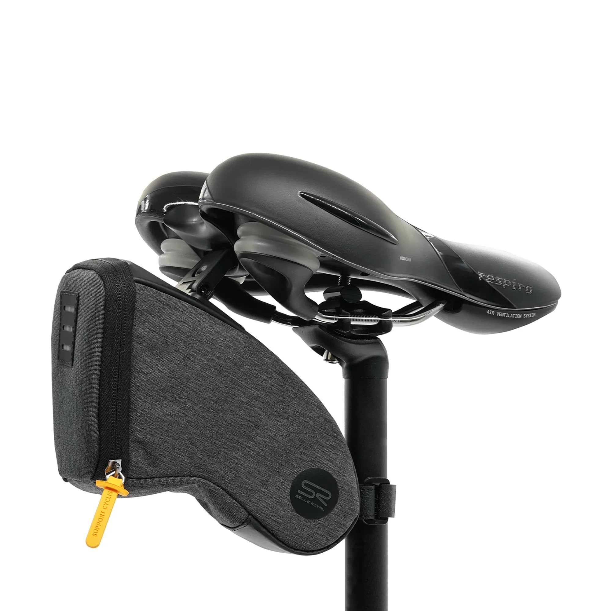 Selle Royal Herren Medium Satteltasche, schwarz, 1,2 L