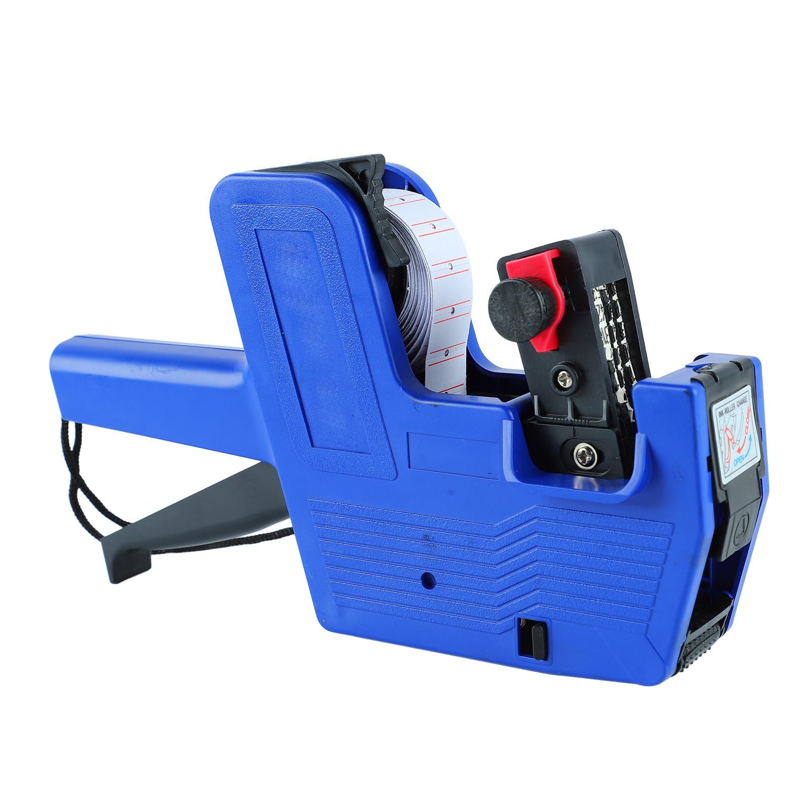 MX5500 Price with Labels, 8 Digits Numerical Tag Maker 3 Rolls Label Labels, Digit Generator Pricemarker Paper 2 Ink Wheel Clear Print Labeller for Retail Stores Offices