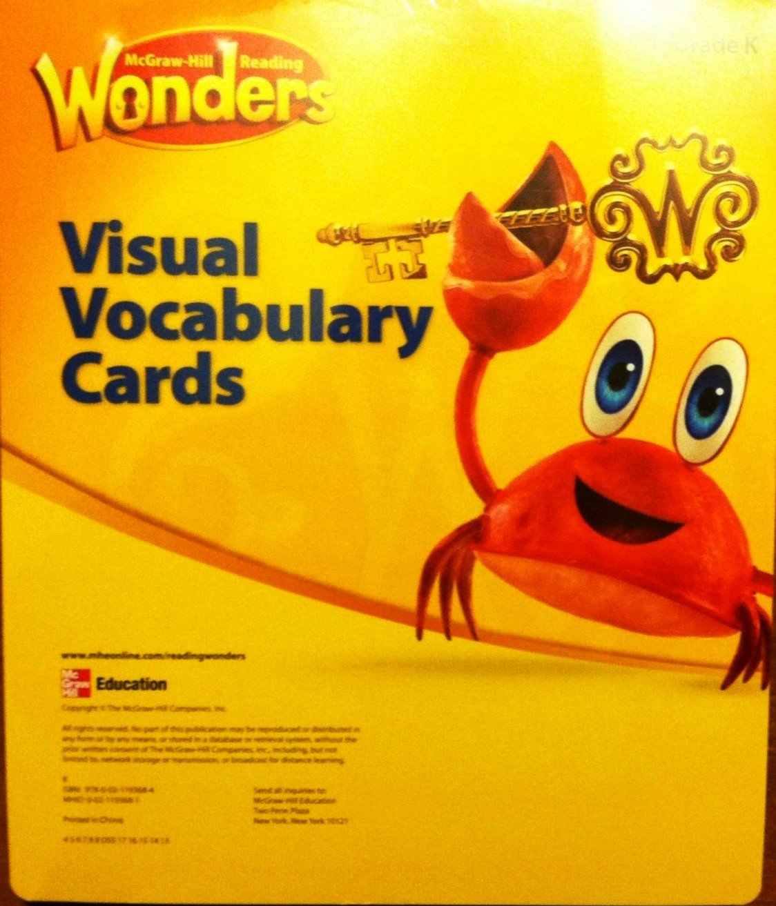 Reading Wonders Visual Vocabulary Cards Grade K (ELEMENTARY CORE READING)