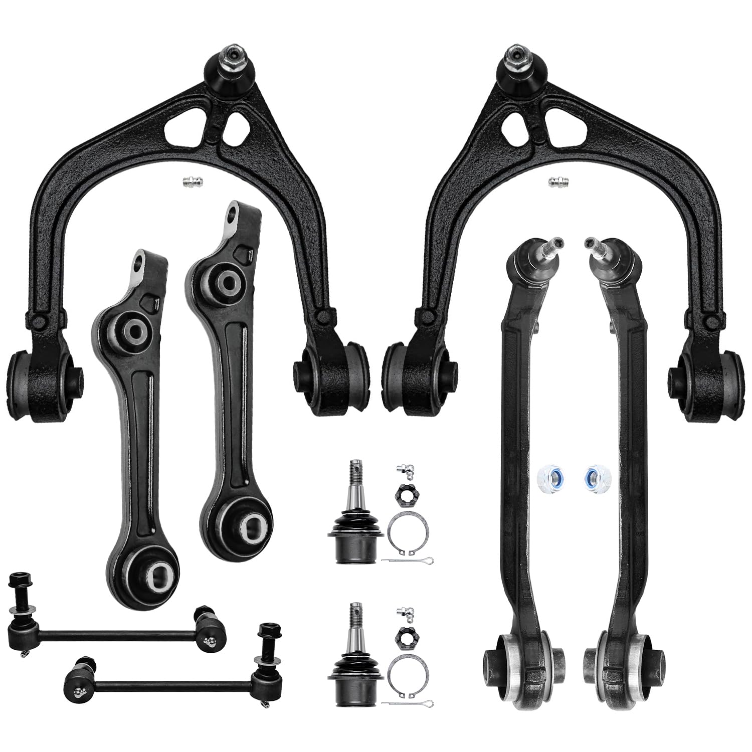 Amazon.com: Detroit Axle - Front 10pc Suspension Kit for RWD