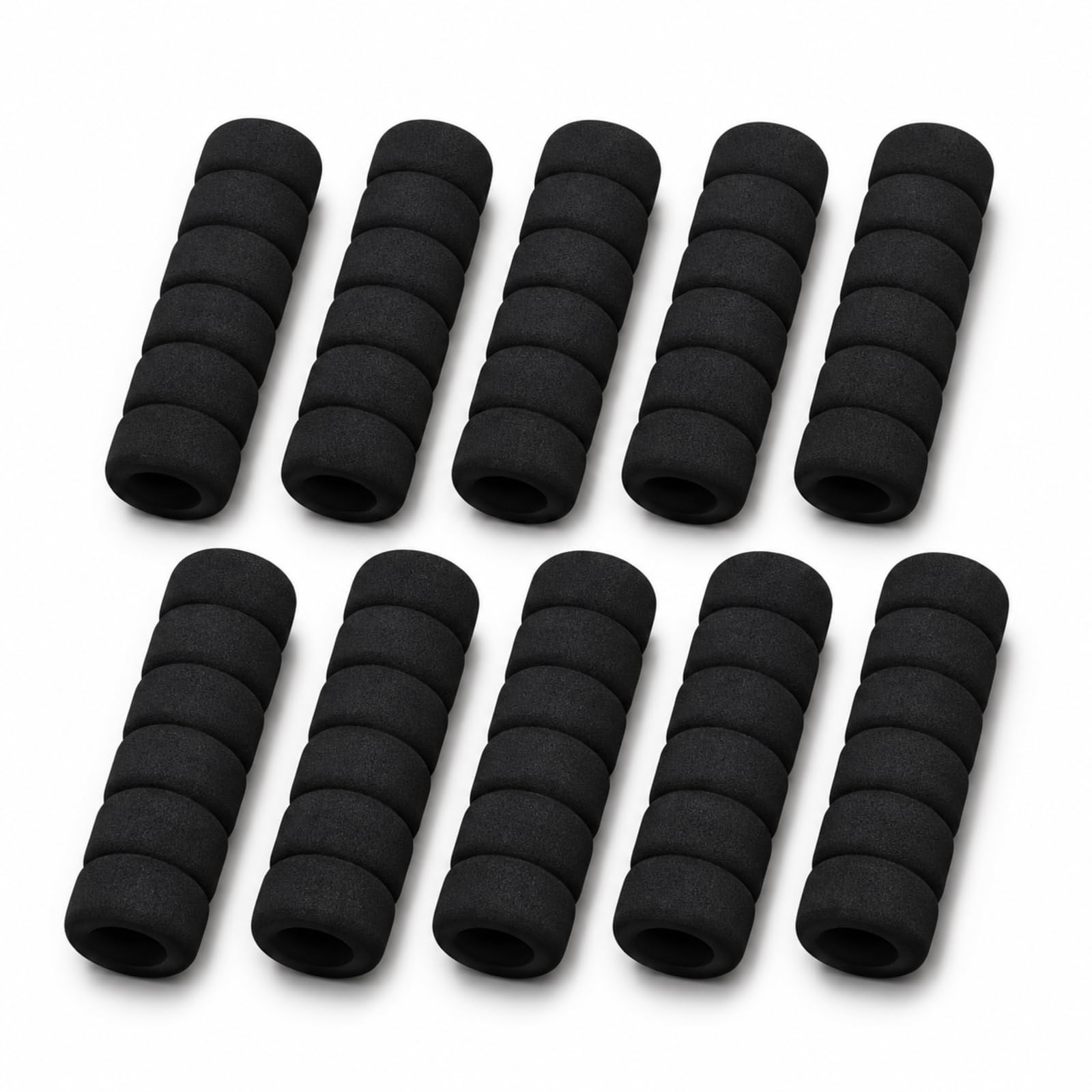 kiwkww 10PCS Door Handle Protectors, Door Handle Cover, Set of 10 Black Grip Sleeves
