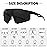 STORYCOAST Polarized Sports Sunglasses for Men Women Fishing Cycling Bike Running Sun Glasses UV Protection Matte Black Frame/Gray Lens