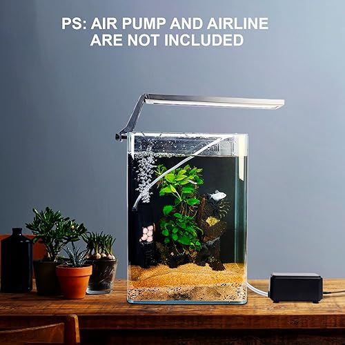 hygger Small Aquarium Bio Sponge Filter Mini Fish Tank Filter for Breeding Fry Betta Shrimp Tank 2-5 Gallon (Small)(Small for 2-5 Gallon)