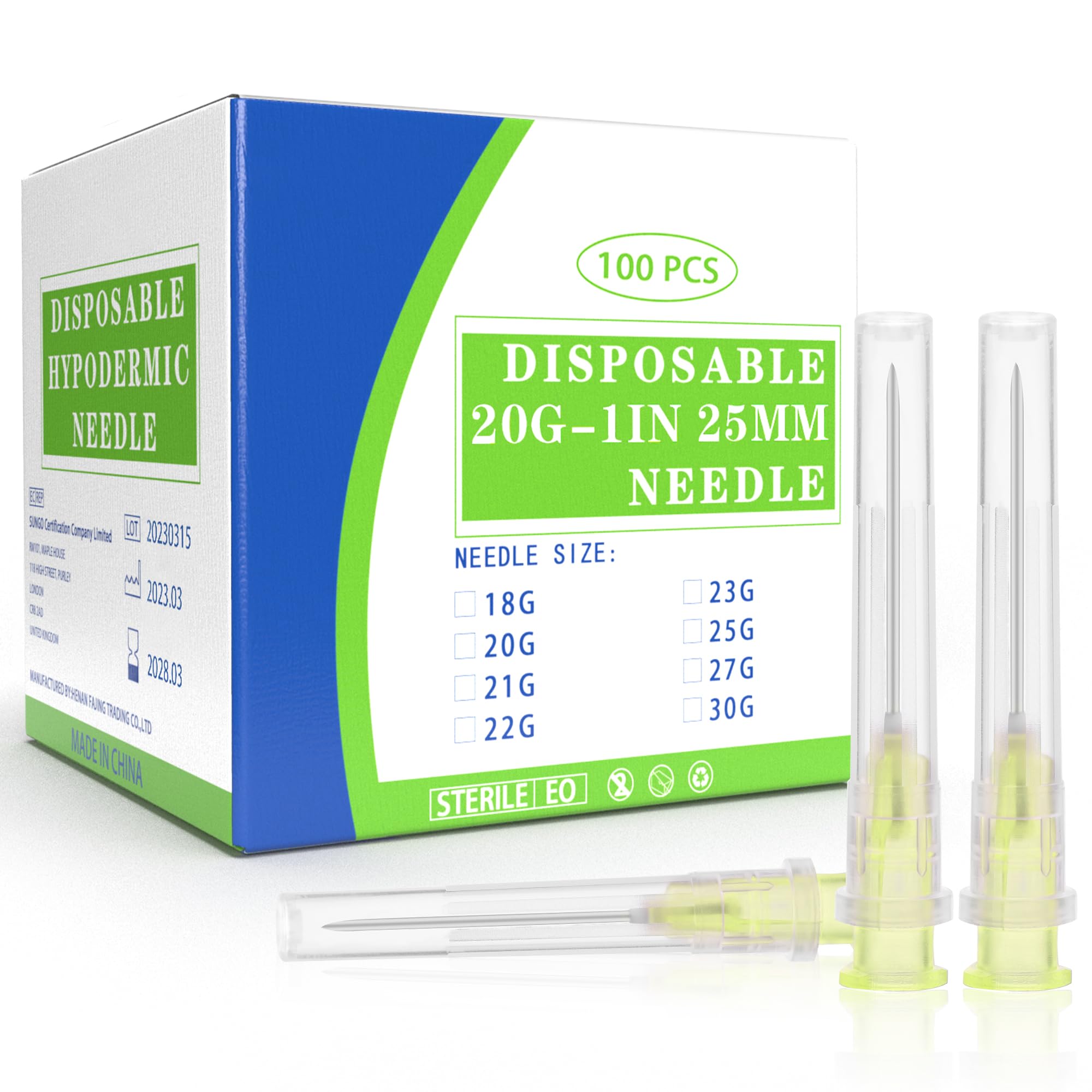 32Ga 5/32 Inch Luer Lock Needle Accessories with Cap for Scientific and Industrial, Individually Wrapped, 100 Pack — Amazon image 21