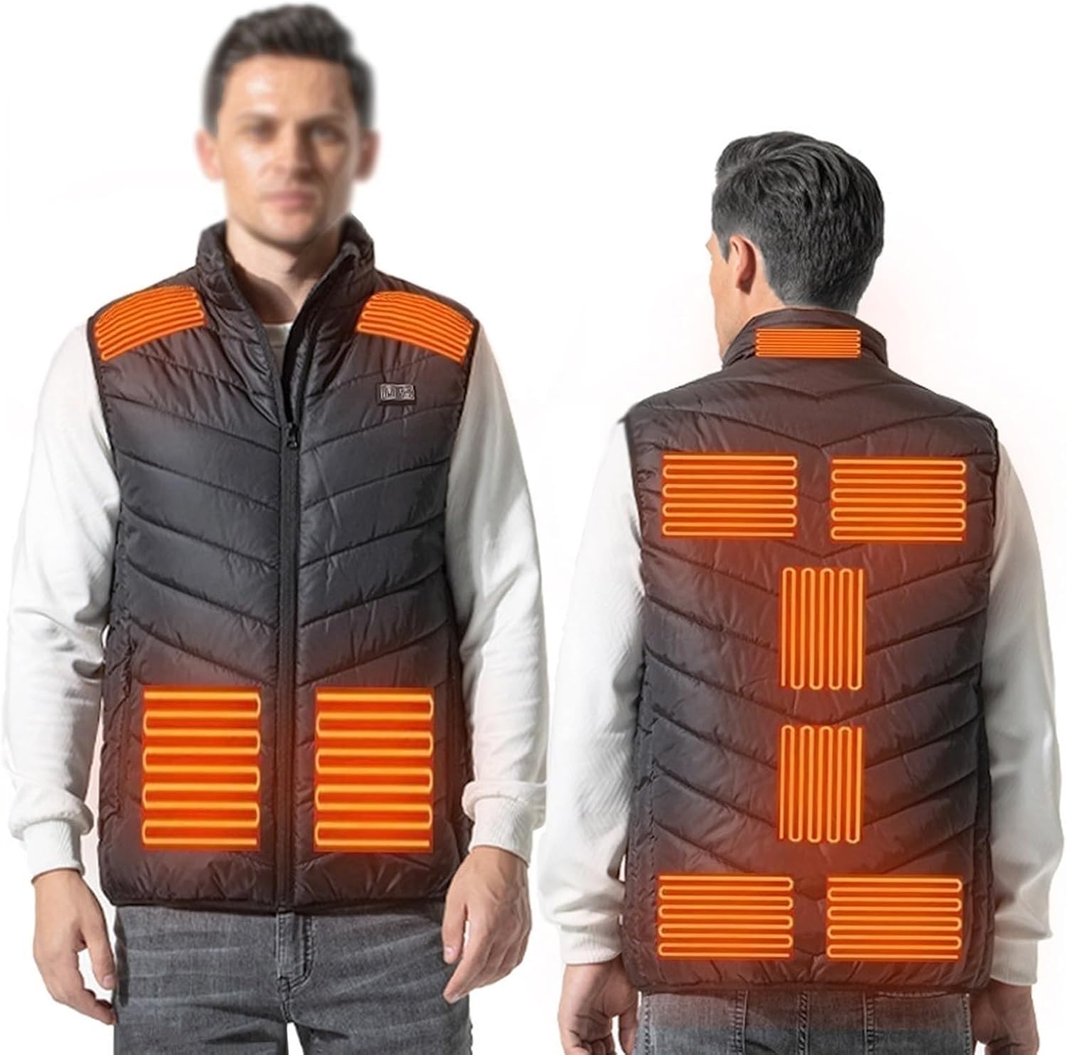 Electric Heated Vest for Men: Lightweight Heated Jacket - Windproof Winter Warming Heating Vest for Outdoor Hunting - Image 2