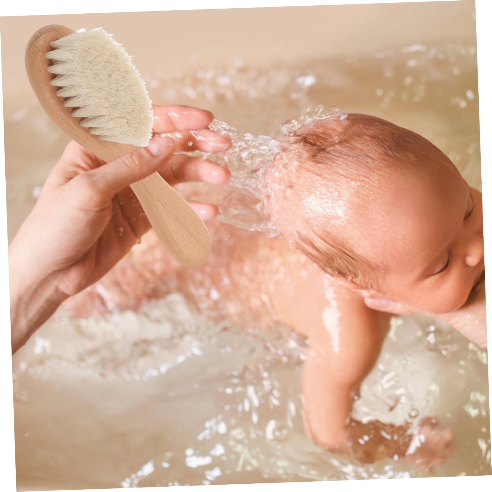 TOYANDONA 5sätze Babypflege Sanfte -haarbürste Und Kamm Für Neugeborene Für Kopfhautreinigung Baden Mit Weichen Borsten Für Angenehmes Waschen