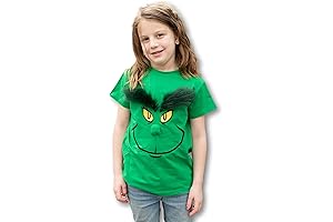 Toddler Girl Grinch Shirt - Xmas Holiday Costume T-shirt