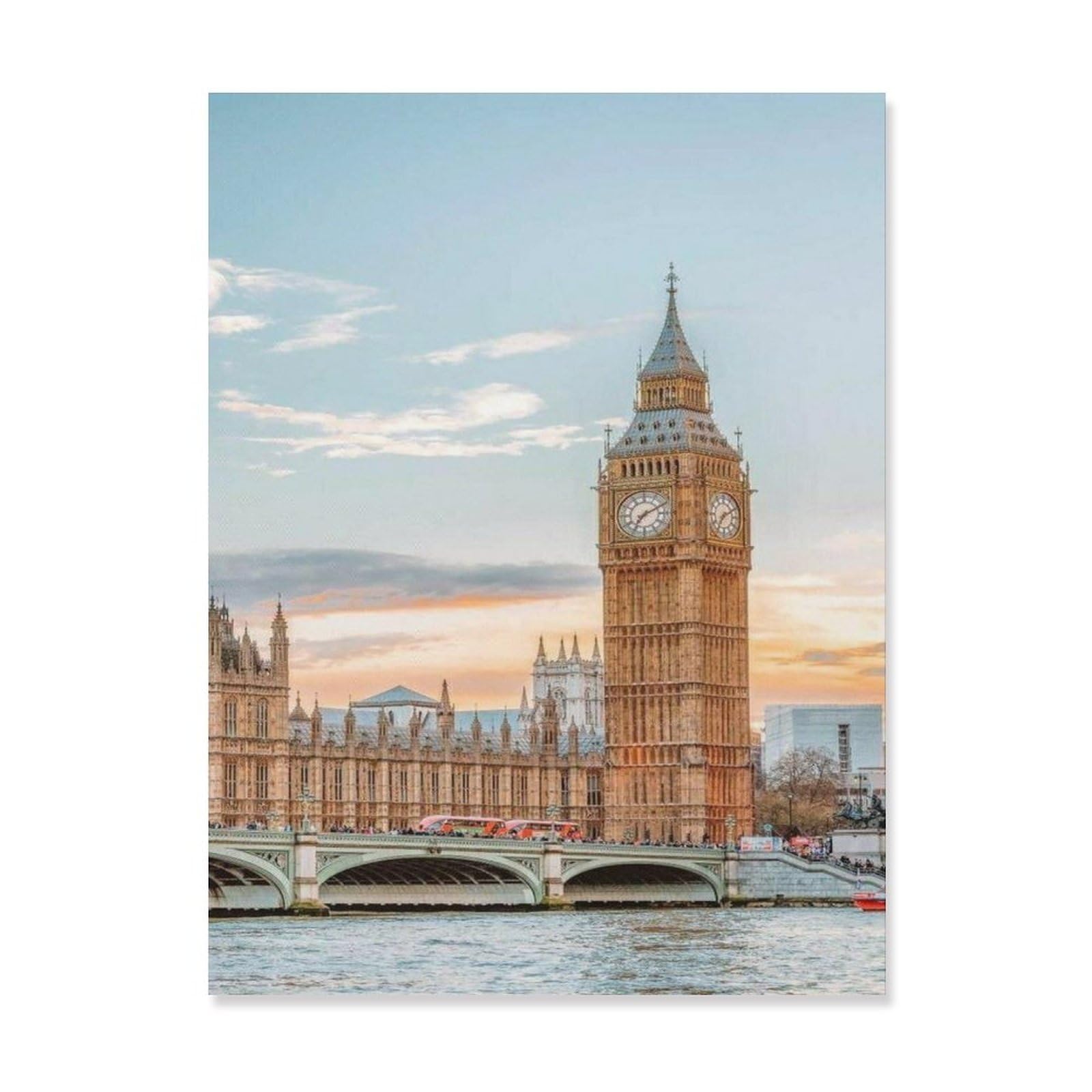 Amazon.co.jp: 絵画 ビッグベンと国会議事堂インテリア 絵画