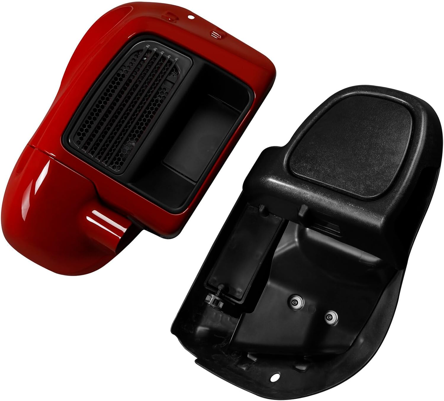 HR3 For Billiard Red/Vivid Black, Water-Cooled Vented Fairing Lowers Kit Compatible with 2020 Road Glide Limited FLTRK & 2021 Ultra Limited FLHTK (Replace for OEM)
