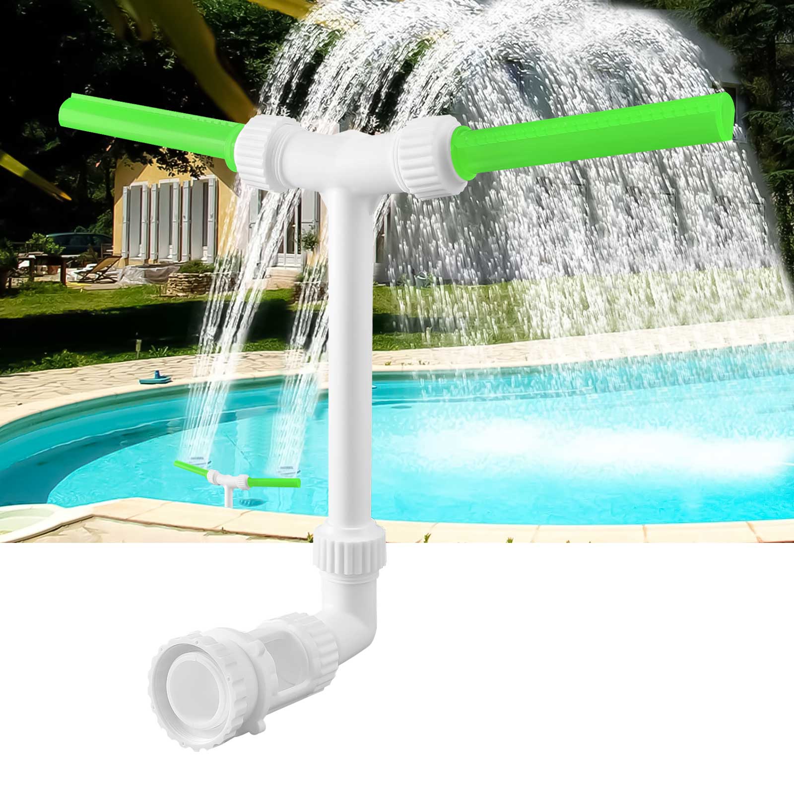 ZVD-Fontana per piscine fuori terra e interrate, altezza regolabile a