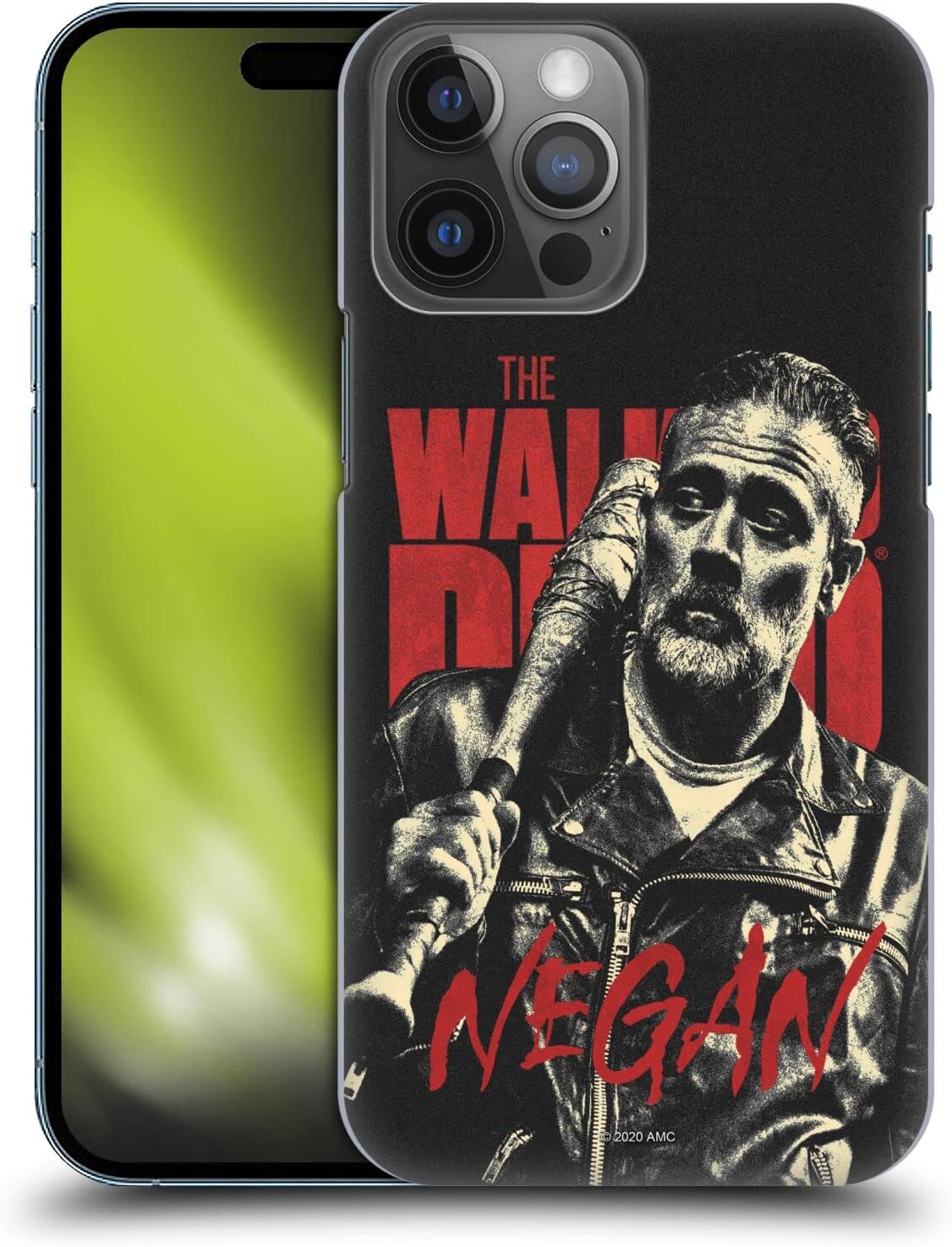 Head Case Designs Officially Licensed AMC The Walking Dead Negan Season 10 Character Portraits Hard Back Case Compatible with Apple iPhone 14 Pro Max